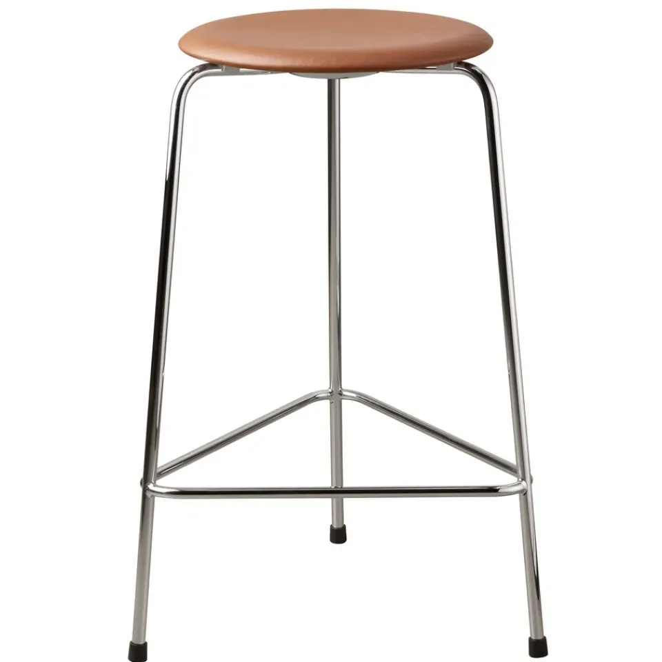 Taburete High Dot cuero, Walnut*Fritz Hansen Best