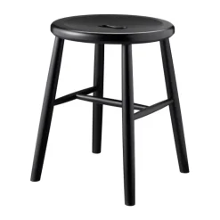 Taburete J27, Beech black painted*FDB Møbler Sale