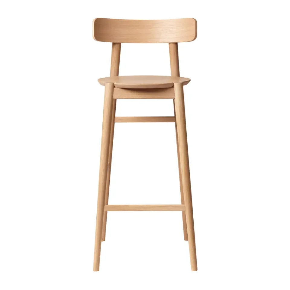 Taburete J184 Øst 75 cm, Oak nature lacquered*FDB Møbler Hot