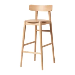 Taburete J184 Øst 75 cm, Oak nature lacquered*FDB Møbler Hot