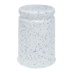 Taburete Last Ø32x44 cm, White-blue splatter*Hem Outlet