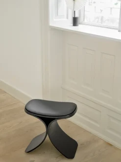 Taburete Luno 48×28×72 cm, Roble -cuero*Gejst Hot