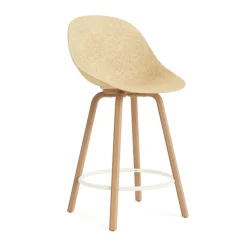 Taburete Mat Bar Chair 65 cm, Hemp-beech-cream steel*Normann Copenhagen Outlet