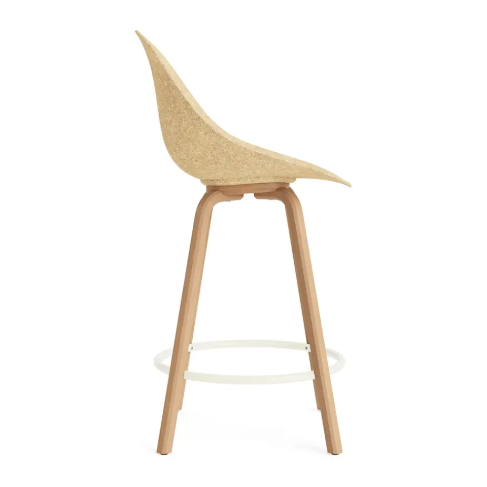 Taburete Mat Bar Chair 65 cm, Hemp-beech-cream steel*Normann Copenhagen Outlet