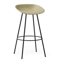 Taburete Mat Barstool 75 cm, Seaweed-black steel*Normann Copenhagen Hot