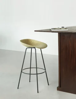 Taburete Mat Barstool 75 cm, Seaweed-black steel*Normann Copenhagen Hot
