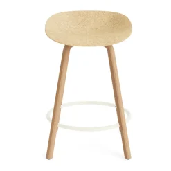 Taburete Mat Barstool 65 cm, Hemp-beech-cream steel*Normann Copenhagen Hot
