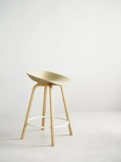 Taburete Mat Barstool 65 cm, Hemp-beech-cream steel*Normann Copenhagen Hot