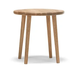 Taburete Miss Button, Roble aceite natural, bajo*Stolab