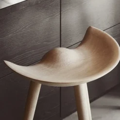 Taburete ML42 69 cm, Roble-acero*Audo Copenhagen Hot