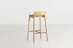 Taburete Mono 65 cm, Roble pigmentado blanco*Woud Sale
