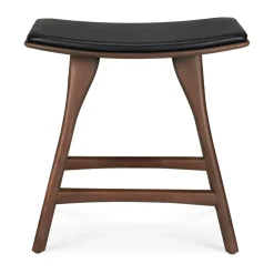 Taburete Osso , Teca-cuero*Ethnicraft Discount