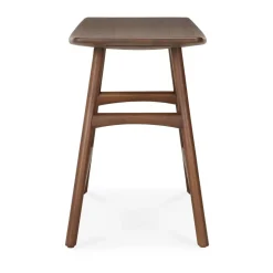 Taburete Osso 48x50 cm, Lackad teak brown*Ethnicraft