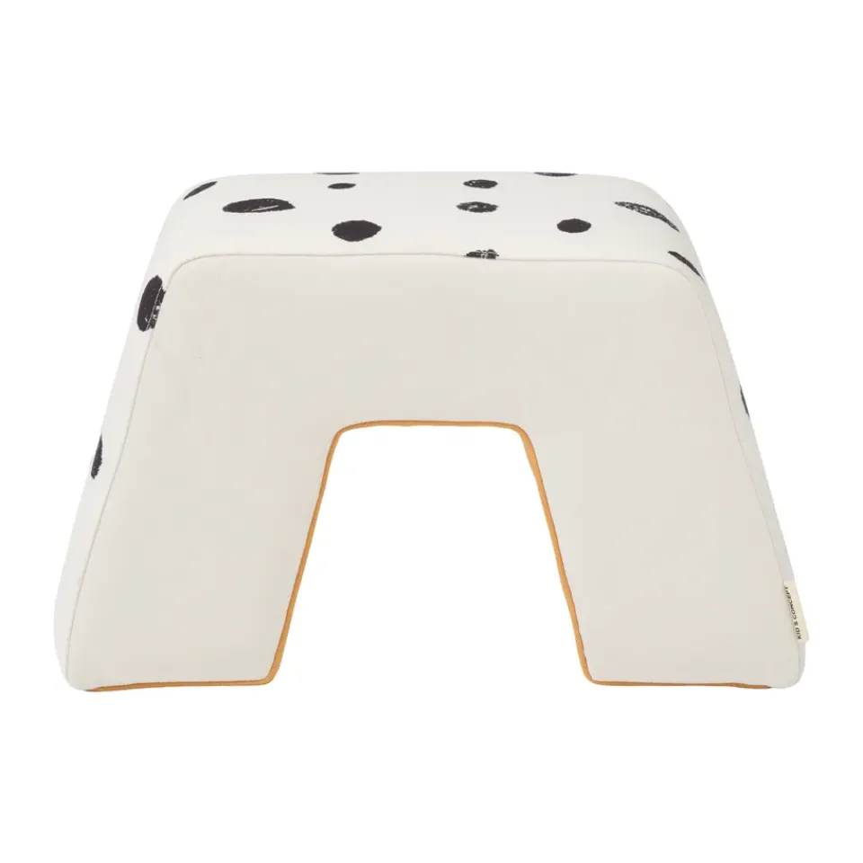 Taburete Pippi, Blanco-naranja*Kid's Concept New