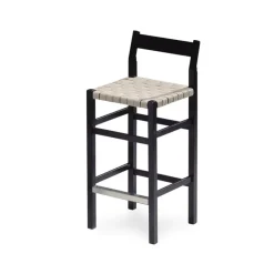 Taburete Schablon, Cincha natural - base blanca*Källemo Sale