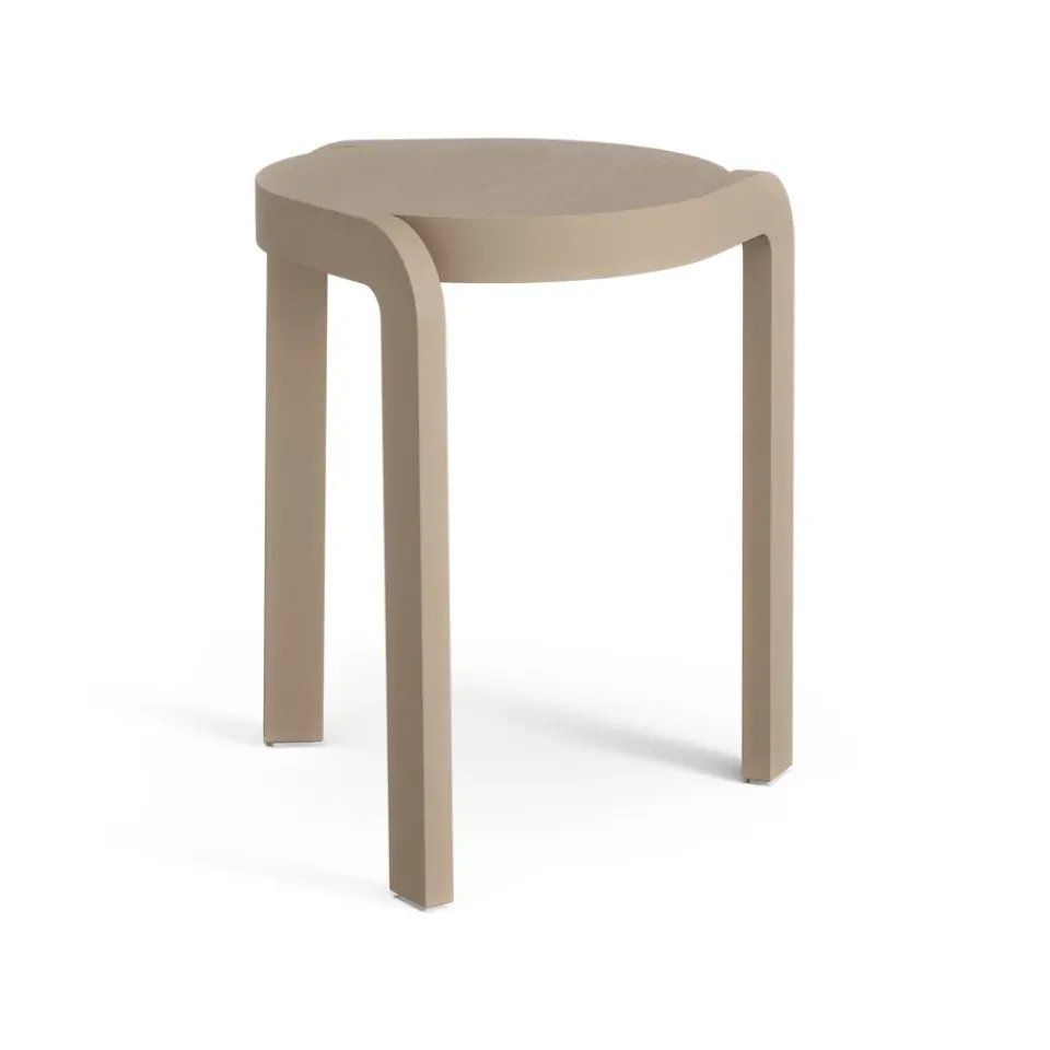 Taburete Spin H44 cm, Fresno-nutmeg*Swedese Outlet
