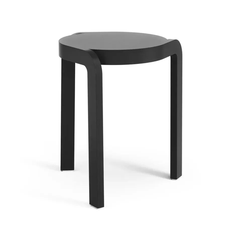 Taburete Spin H44 cm, Fresno vidriado*Swedese Discount