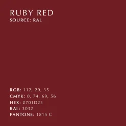 Taburete Step it up, Ruby red*Umage New