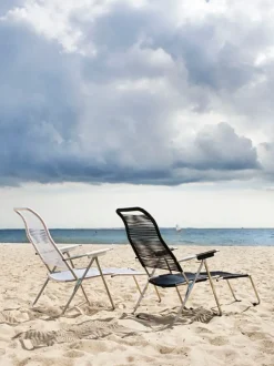 Tumbona Spaghetti con reposapiés,*Fiam Outlet