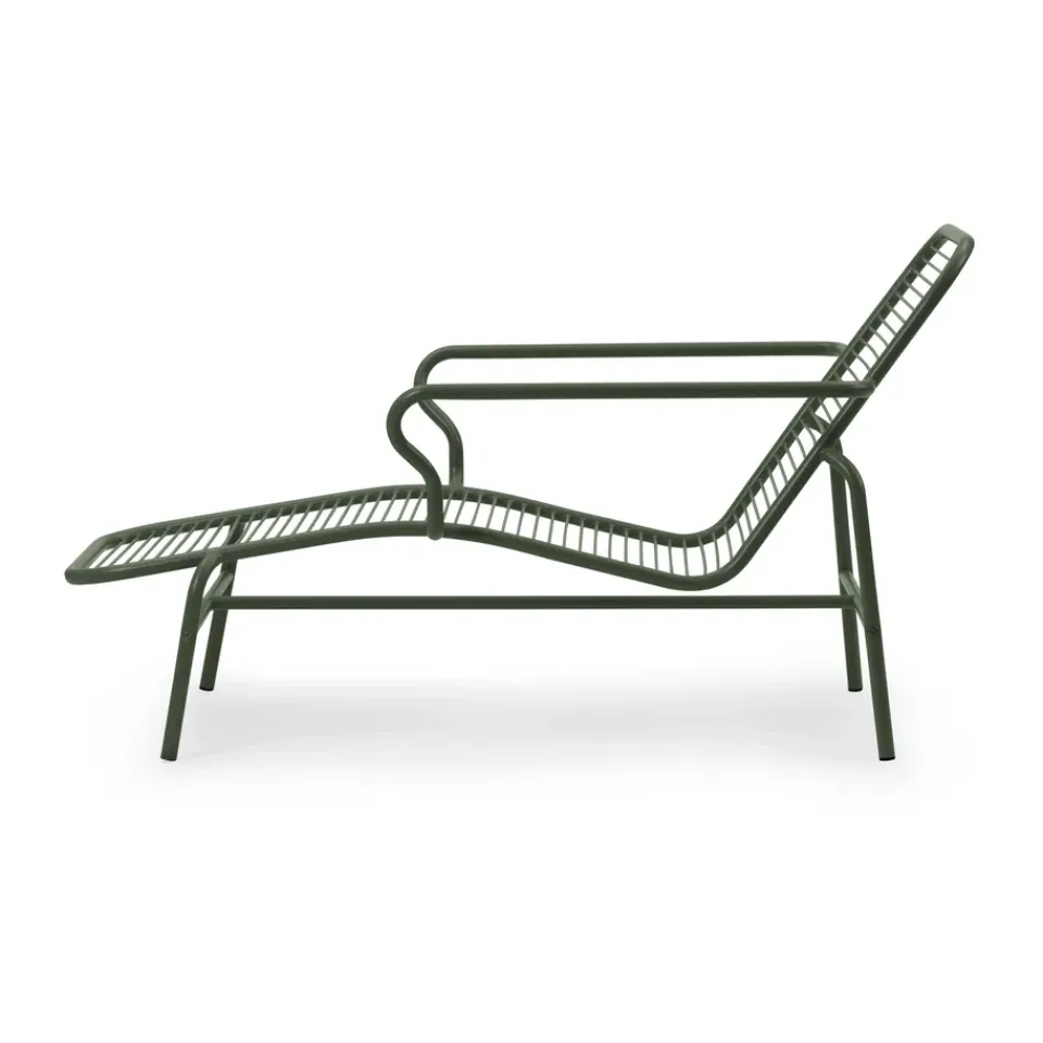 Tumbona Vig Chaise Lounge, Green*Normann Copenhagen