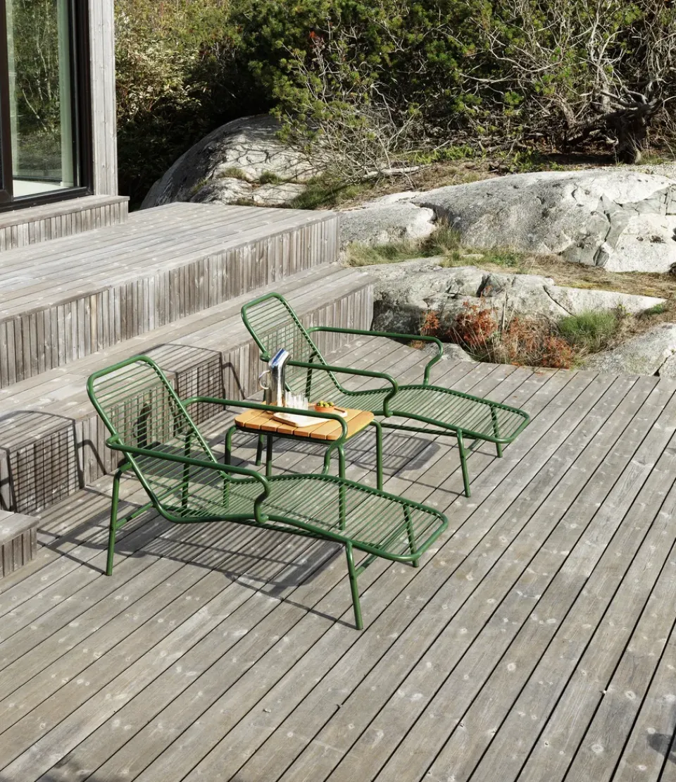 Tumbona Vig Chaise Lounge, Green*Normann Copenhagen