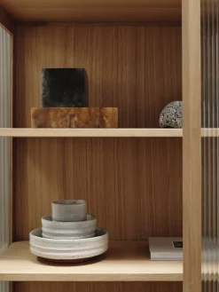 Vitrina Reed 70x155 cm, Natural oak*Ferm Living Outlet