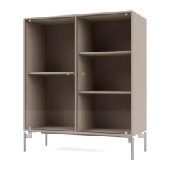 Vitrina Ripple II 69,6x82,2x30 cm, Mushroom-ben chrome*Montana Clearance