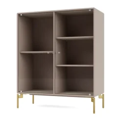 Vitrina Ripple II 69,6x82,2x30 cm, Mushroom-ben brass*Montana Hot