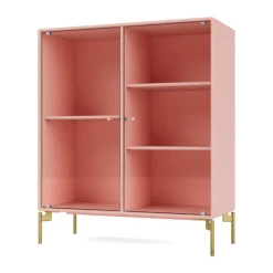 Vitrina Ripple II 69,6x82,2x30 cm, Ruby-ben brass*Montana Best