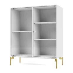 Vitrina Ripple II 69,6x82,2x30 cm, Snow-ben brass*Montana Hot
