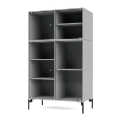 Vitrina Ripple III 69,6x117,6x38 cm, Fjord-ben black*Montana New