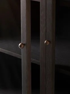 Vitrina Trace SC88 120x192x40 cm, Dark stained oak*&Tradition Clearance