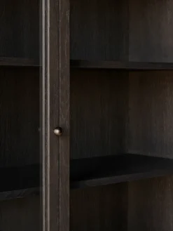 Vitrina Trace SC88 120x192x40 cm, Dark stained oak*&Tradition Clearance