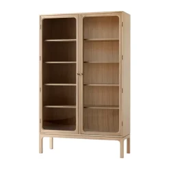 Vitrina Trace SC88 120x192x40 cm, Natural naturalal oak*&Tradition Best