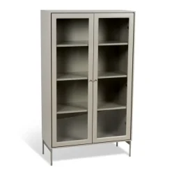 Vitrina Volt 130 cm , Detalles en acero inoxidable*Mavis Sale