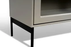 Vitrina Volt 130 cm , Detalles en negro*Mavis Online